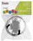 Essentials By Leisure Arts Jingle Bell 2.56in Silver 1pc - Large Silver Craft Bell for Holiday Decorations, Ornaments, DIY Projects, Home Décor, and Jewelry Making